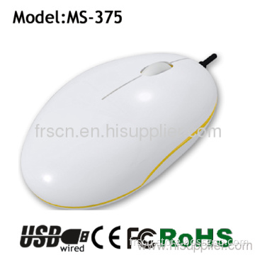 Ms-375 Hottest 3d Mini Flat Optical Usb Mouse 